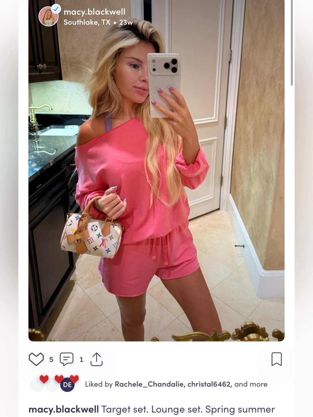 Target Wild Fable Pink Lounge Set - Picture 1 of 1
